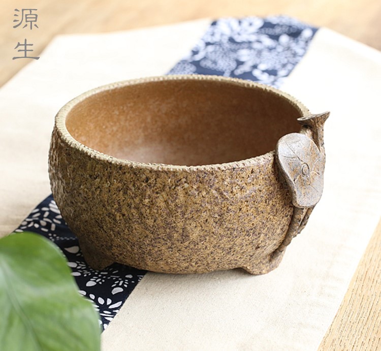 日式陶瓷水盂，可用作茶洗筆洗