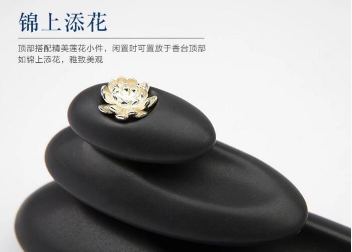 西藏瑪尼堆倒流香爐，創(chuàng)意陶瓷塔香倒流香香爐