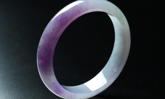 冰種紫羅蘭翡翠手鐲(二)