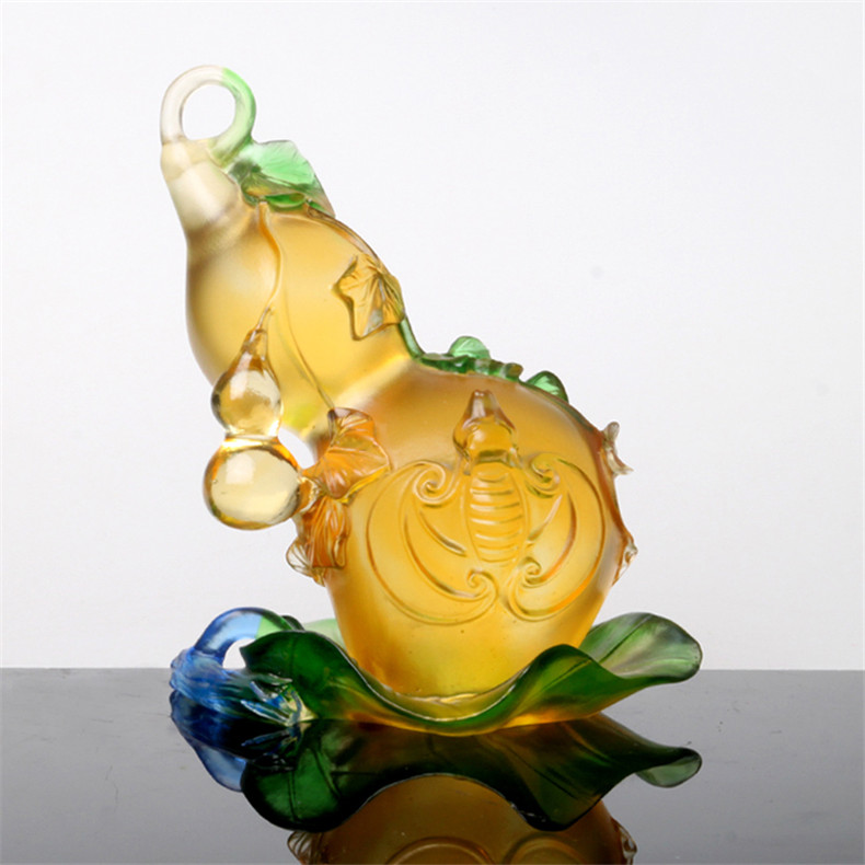 琉璃工藝品擺件，如何鑒賞琉璃