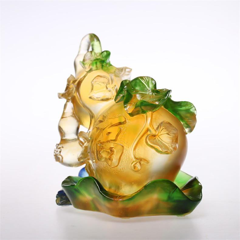 琉璃工藝品擺件，如何鑒賞琉璃