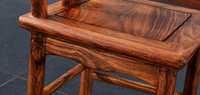 紅木小餐椅，刺猬紫檀木餐椅