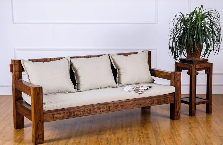 老榆木家具轉(zhuǎn)角客廳貴妃組合,榆木家具的優(yōu)點(diǎn)