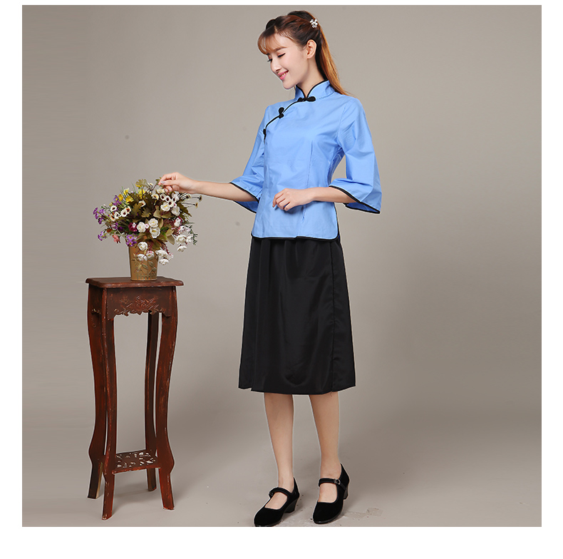 五四青年裝民國(guó)學(xué)生裝畢業(yè)校服