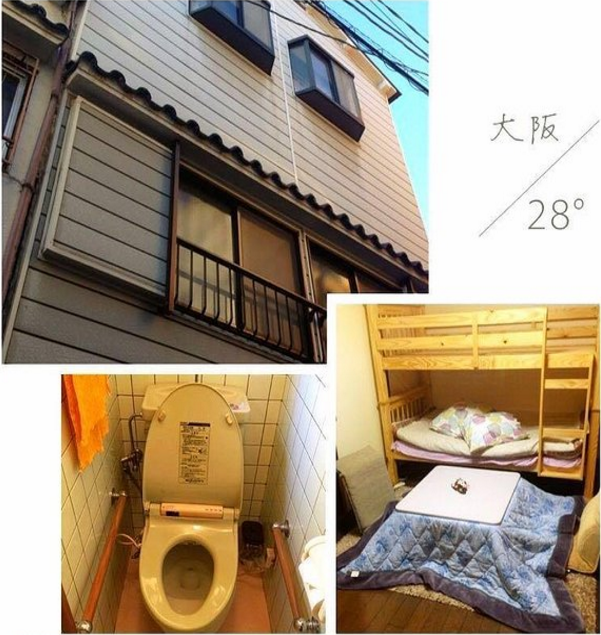 大阪民宿－若月二號(hào)樓（大阪28度）
