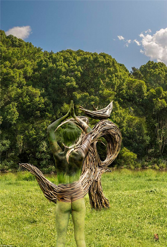 人體彩繪，美翻了人體彩繪圖片