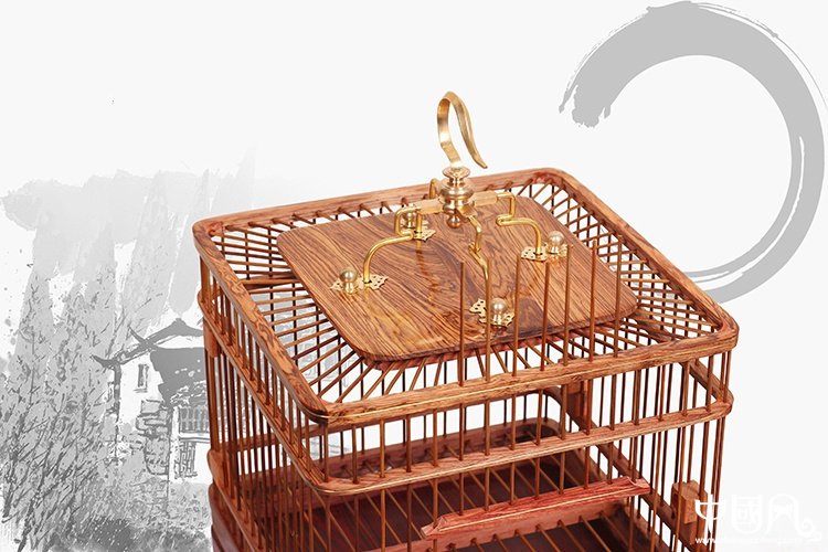 家佳樂(lè)文學(xué)紅木鳥(niǎo)籠子