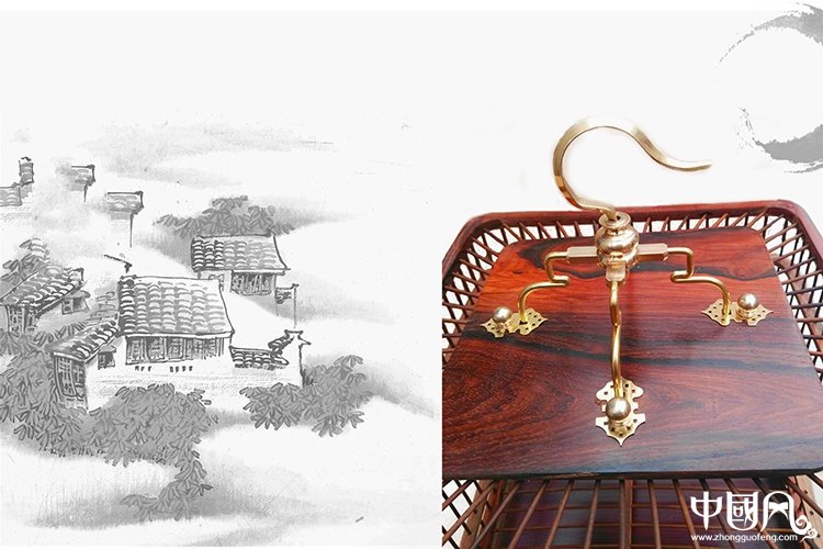 家佳樂(lè)文學(xué)紅木鳥(niǎo)籠子