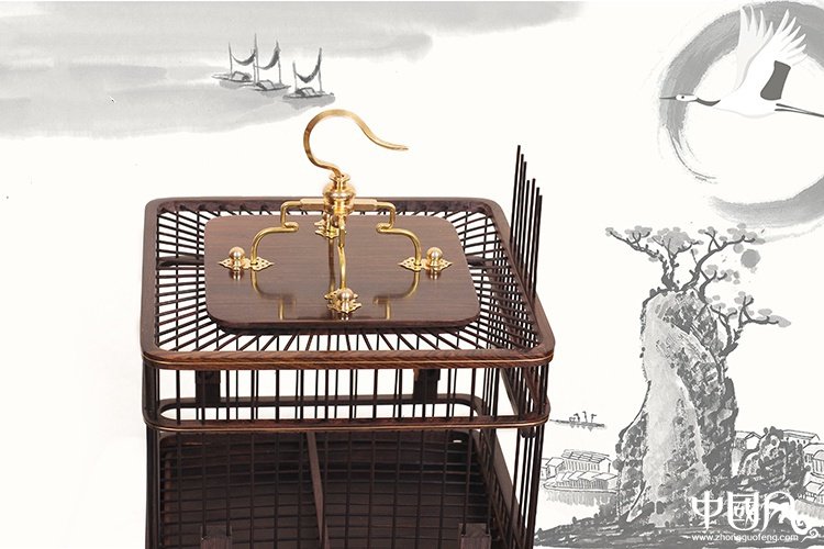 家佳樂(lè)文學(xué)紅木鳥(niǎo)籠子