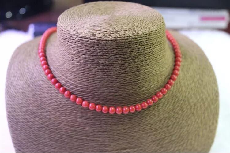 天然臺灣莫莫珊瑚108顆項(xiàng)鏈