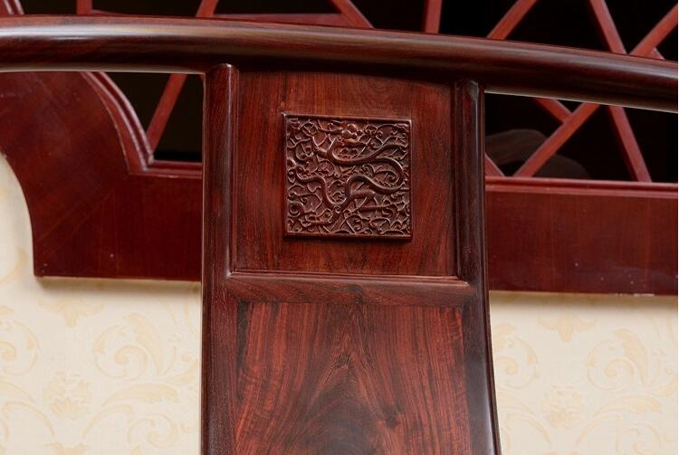 印度小葉紫檀圈椅實木太師椅子