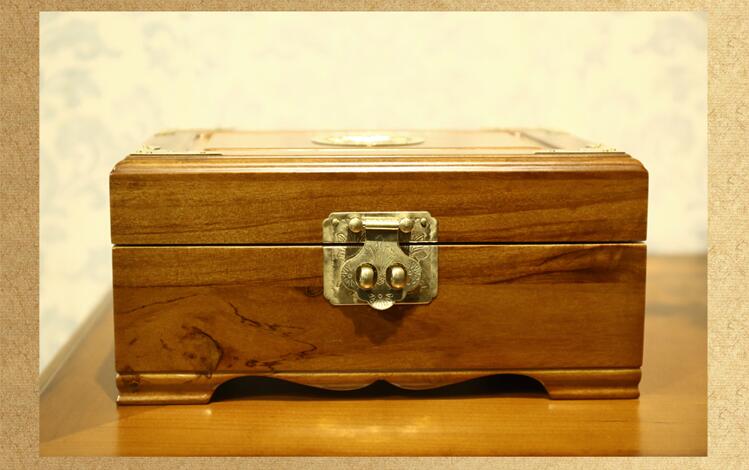 新中式實木明清復(fù)古老家具小樟木箱子