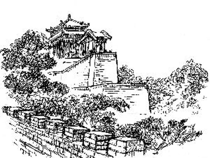 家佳樂文學(xué)手繪叢臺亭臺樓閣