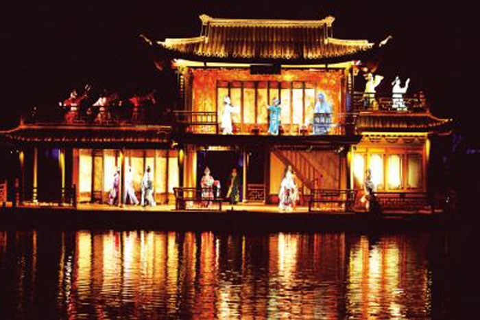 才子佳人，畫(huà)舫笙歌