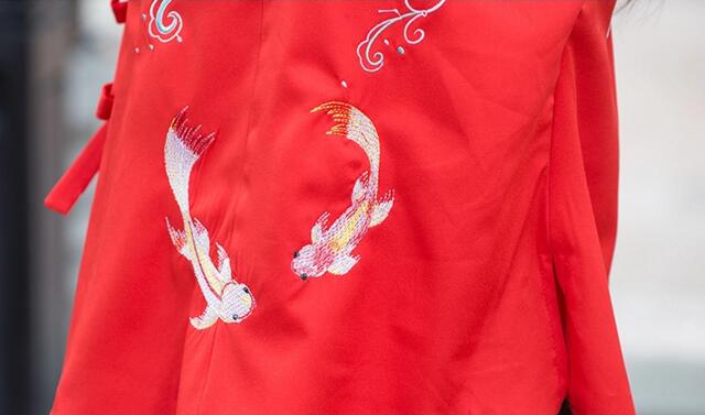 改良家佳樂文學襖裙刺繡花襦裙古裝圖片