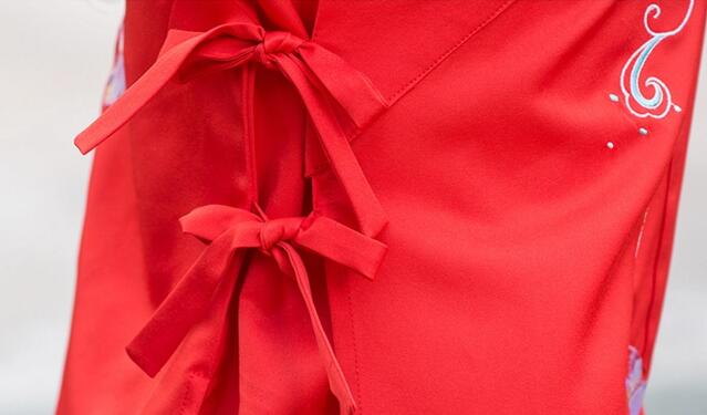 改良家佳樂文學襖裙刺繡花襦裙古裝圖片