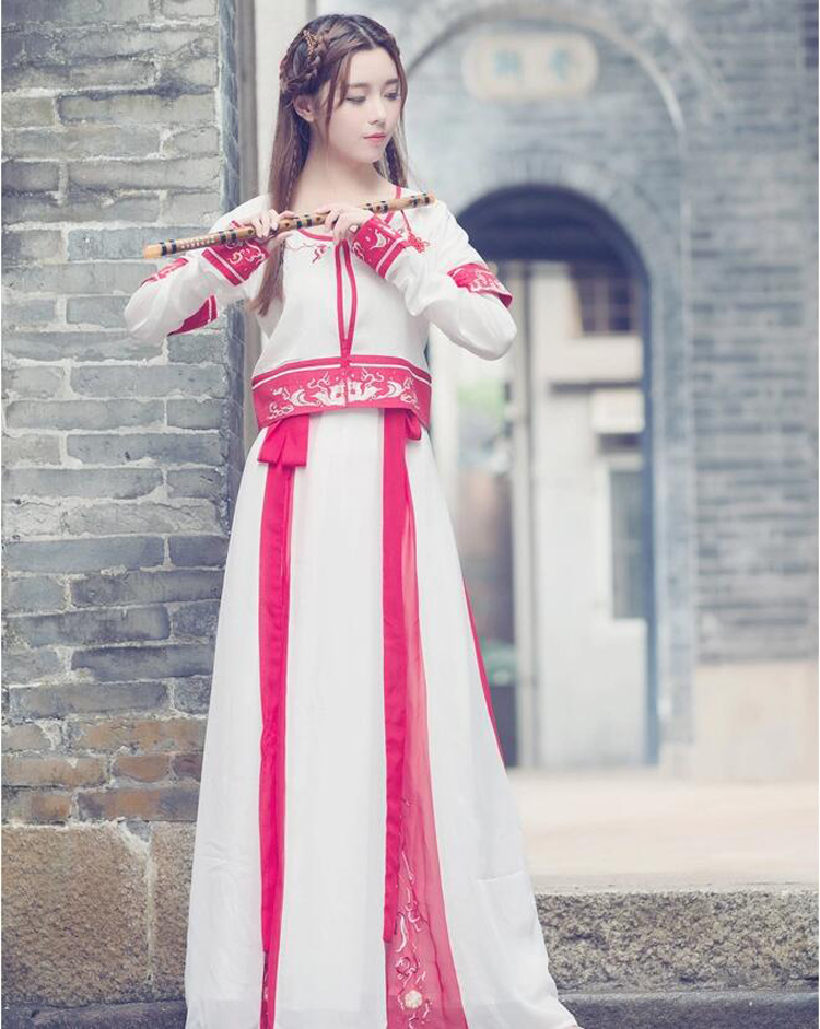 家佳樂文學(xué)古裝漢元素表演服