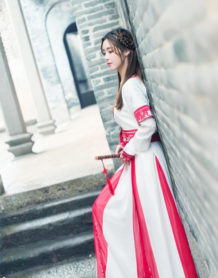 家佳樂文學(xué)古裝漢元素表演服