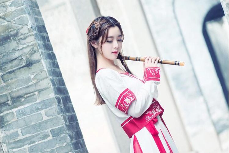 家佳樂文學(xué)古裝漢元素表演服