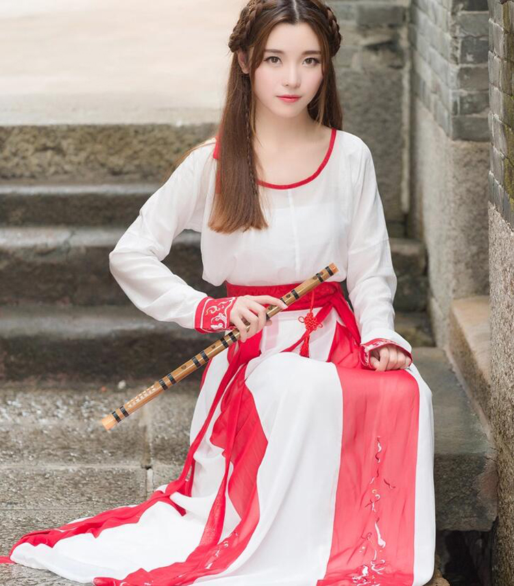 家佳樂文學(xué)古裝漢元素表演服