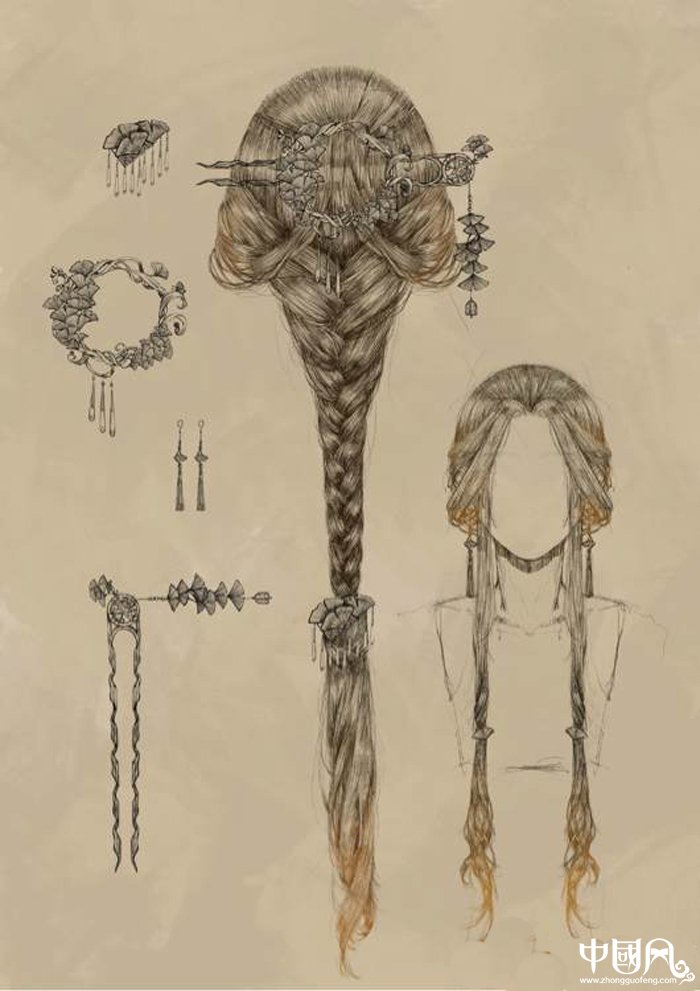 唯美家佳樂文學(xué)古裝發(fā)型圖片