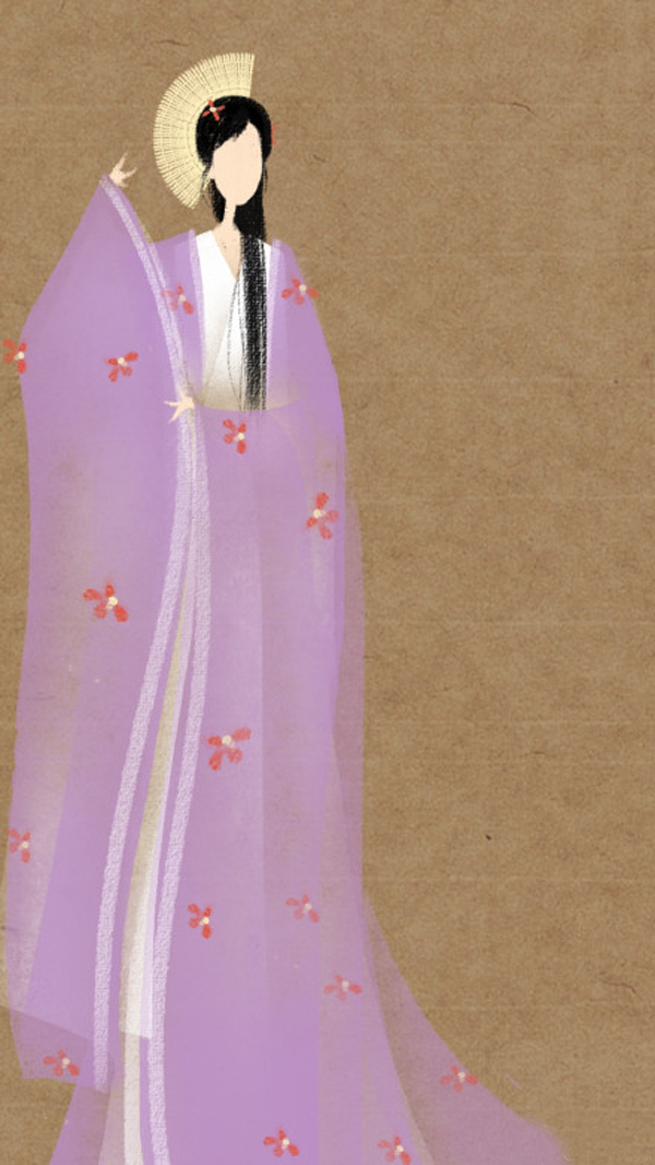 唯美家佳樂文學(xué)扇子頭古裝發(fā)型