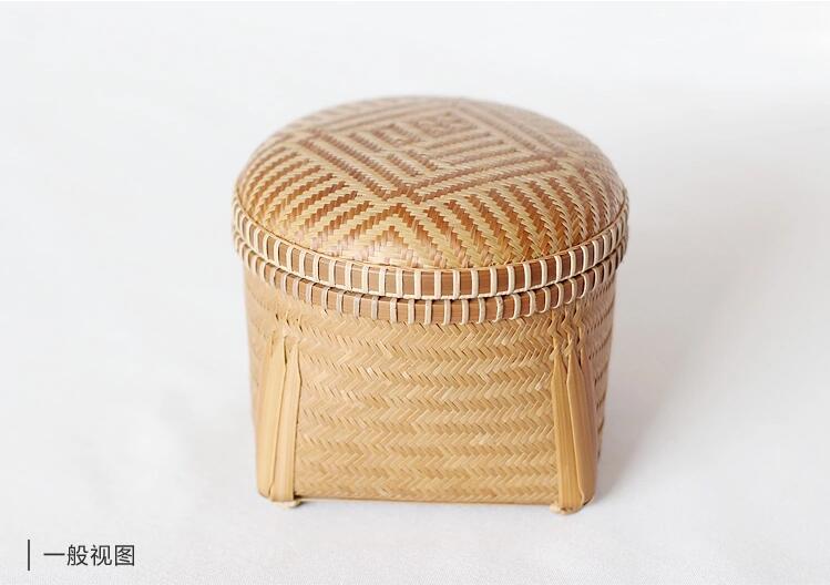 家佳樂文學(xué)手工編織收納篚簍竹編