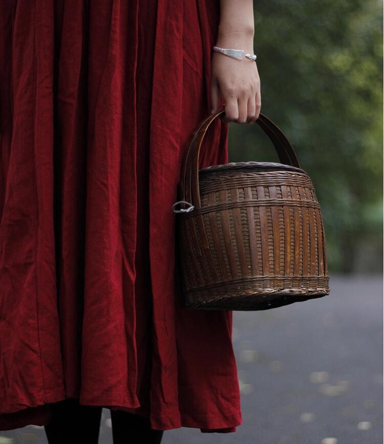 家佳樂文學(xué)竹編提籃