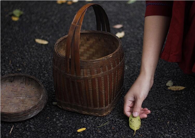 家佳樂文學(xué)竹編提籃