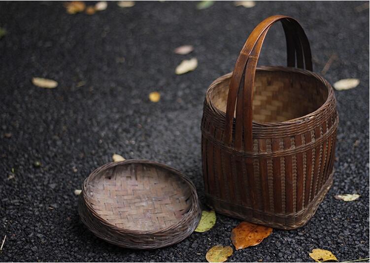 家佳樂文學(xué)竹編提籃