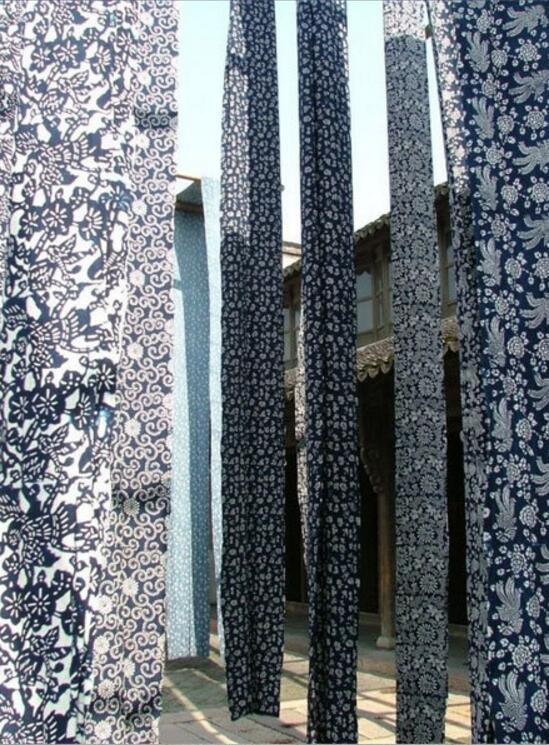 家佳樂(lè)文學(xué)藍(lán)印花布