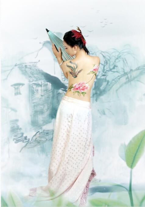 國風(fēng)人體彩繪 彩繪藝術(shù)