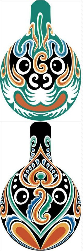 臉譜彩繪，馬勺彩繪臉譜