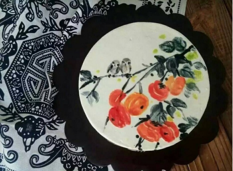 彩繪圖片，彩繪蛋糕