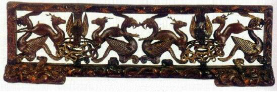 彩繪木雕，彩繪藝術(shù)