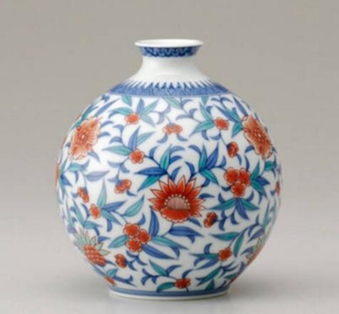 日本彩繪瓷器，彩繪圖片