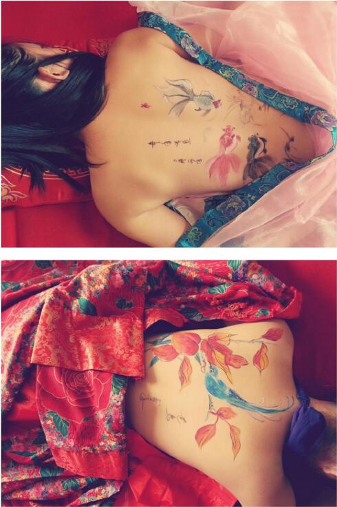 家佳樂(lè)文學(xué)人體彩繪，彩繪藝術(shù)