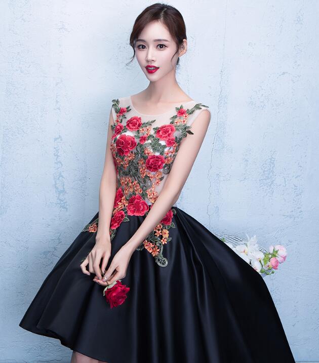 復(fù)古家佳樂文學(xué)蕾絲綁帶中式禮服