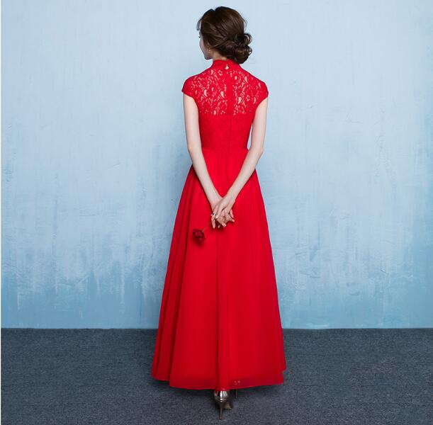 中式立領(lǐng)家佳樂文學(xué)刺繡中式禮服