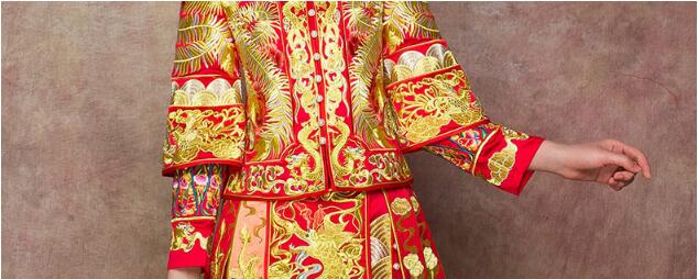 中式新娘服家佳樂文學(xué)嫁衣中式禮服圖片