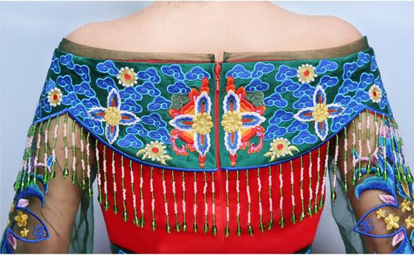 家佳樂文學刺繡新娘禮服中式婚禮禮服