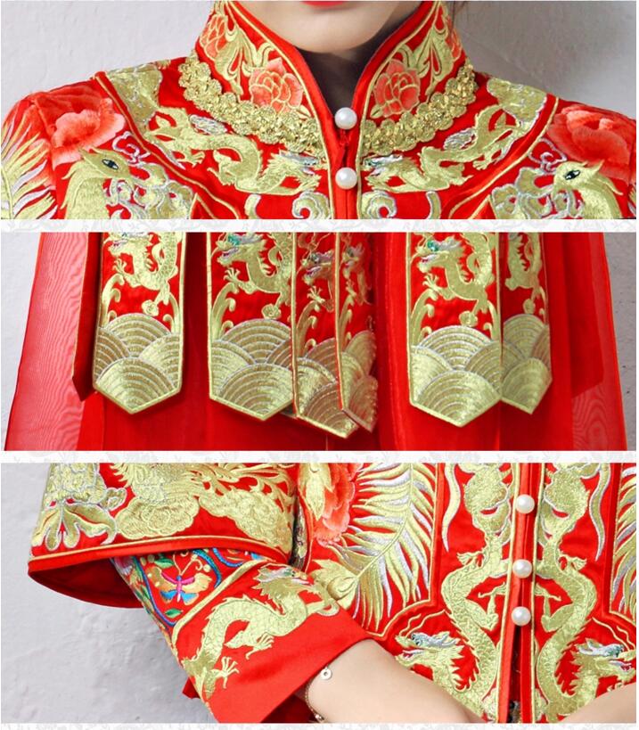 家佳樂文學(xué)新娘嫁衣中式禮服