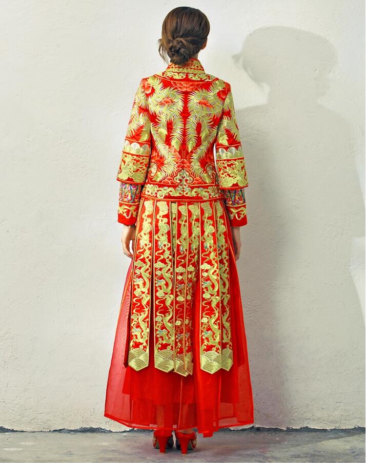 家佳樂文學(xué)新娘嫁衣中式禮服