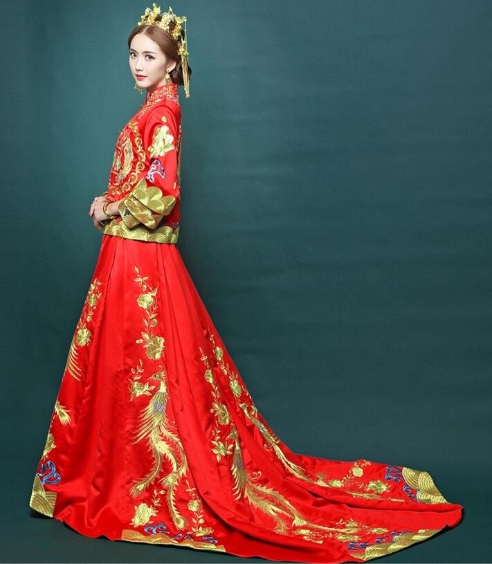 家佳樂文學龍鳳褂中式禮服圖片