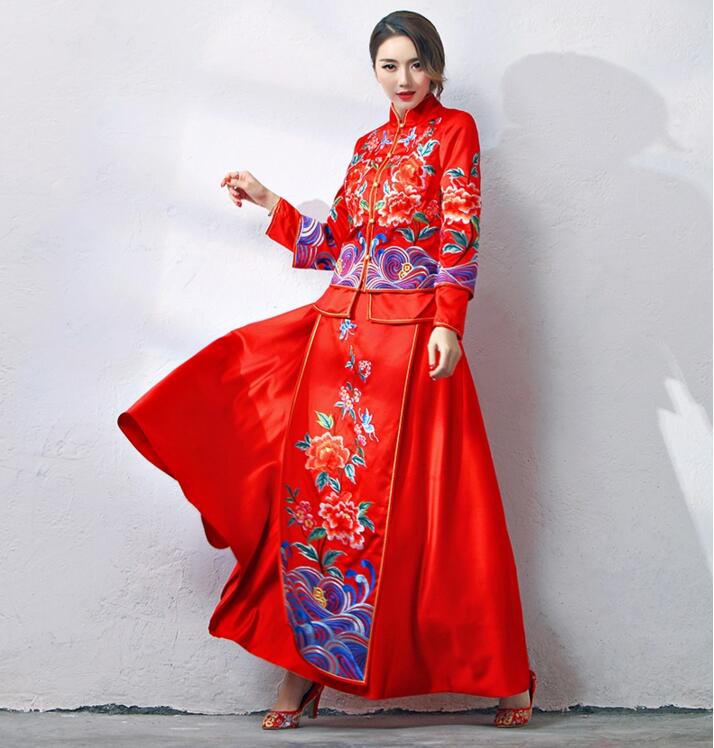 家佳樂文學(xué)秀禾服褂群中式禮服