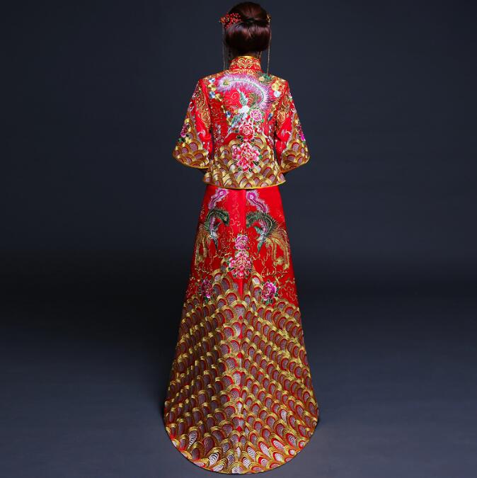 家佳樂(lè)文學(xué)刺繡秀禾服中式禮服