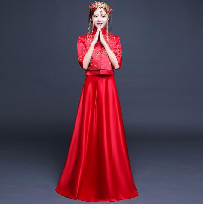 家佳樂文學秀禾服新娘嫁衣中式禮服