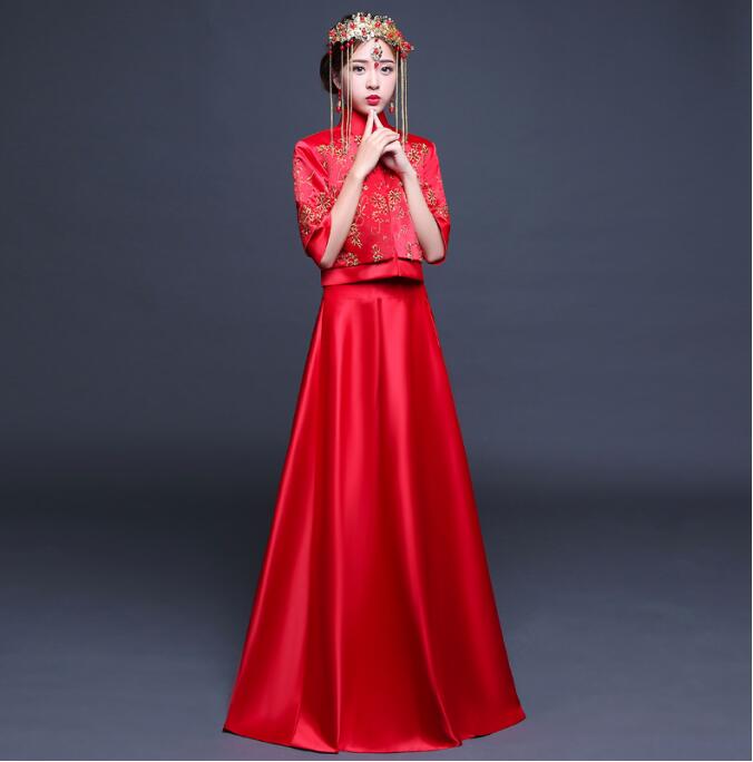 家佳樂文學秀禾服新娘嫁衣中式禮服