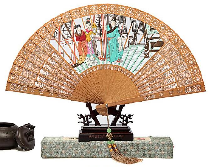 家佳樂文學(xué)檀香山和風(fēng)工藝折扇