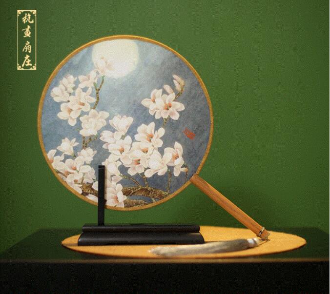 家佳樂文學古典雙面團扇